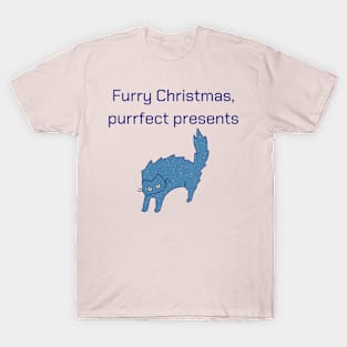 Furry Christmas purrfect presents T-Shirt